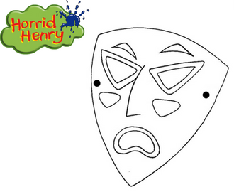 Horrid Henry Mask